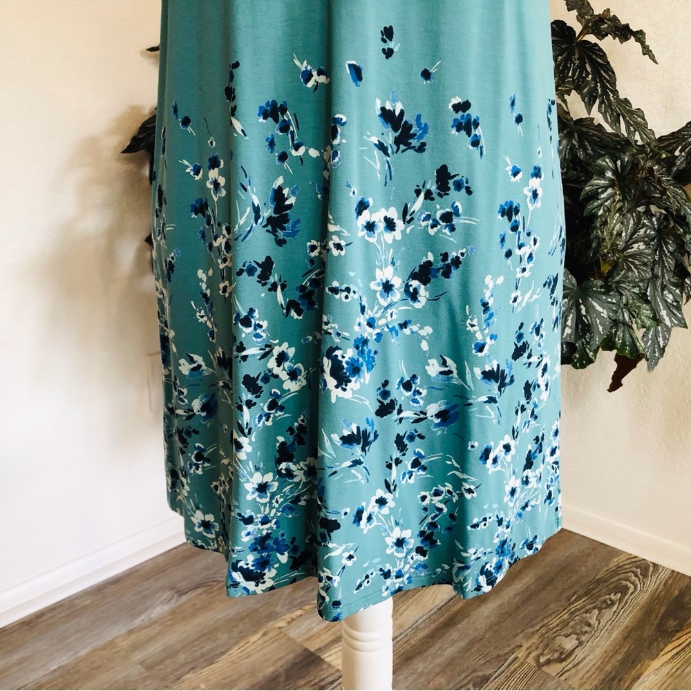 J Jill floral hem dress - Picture 4 of 5